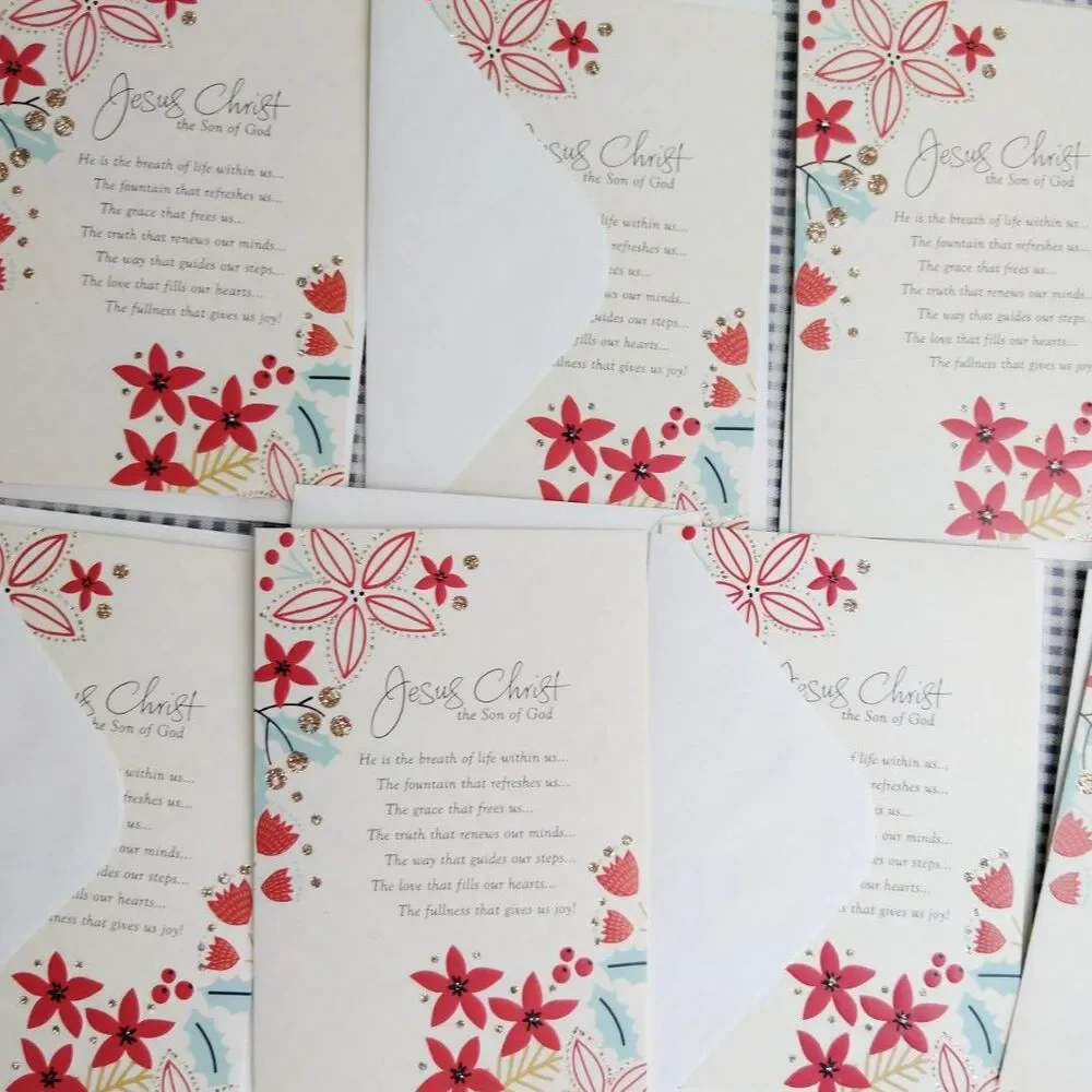 Lot of 8 Dayspring Christmas Cards